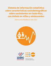 Folleto Datos de Nacimientos en Niñas y Adolescentes  en Costa Rica, 2021