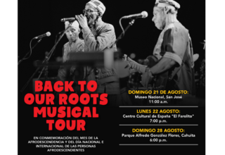 La gira de conciertos de Back to our roots será en San José y Limón
