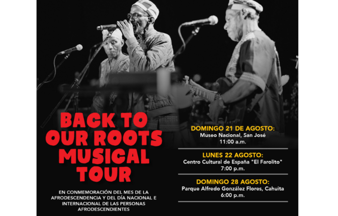 La gira de conciertos de Back to our roots será en San José y Limón