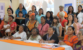 Más de 40 mujeres de diversas organizaciones de Talamanca, trabajaron en la Agenda