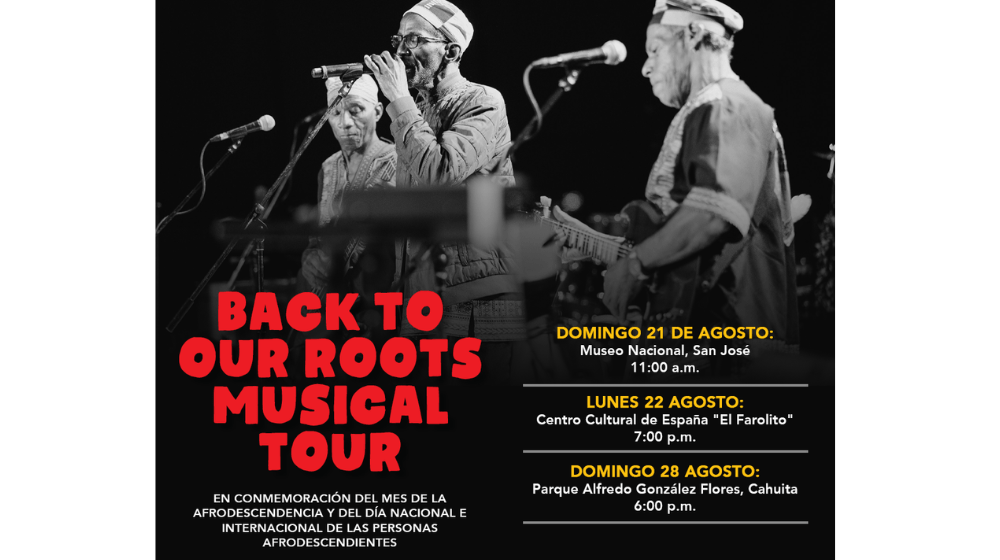 La gira de conciertos de Back to our roots será en San José y Limón