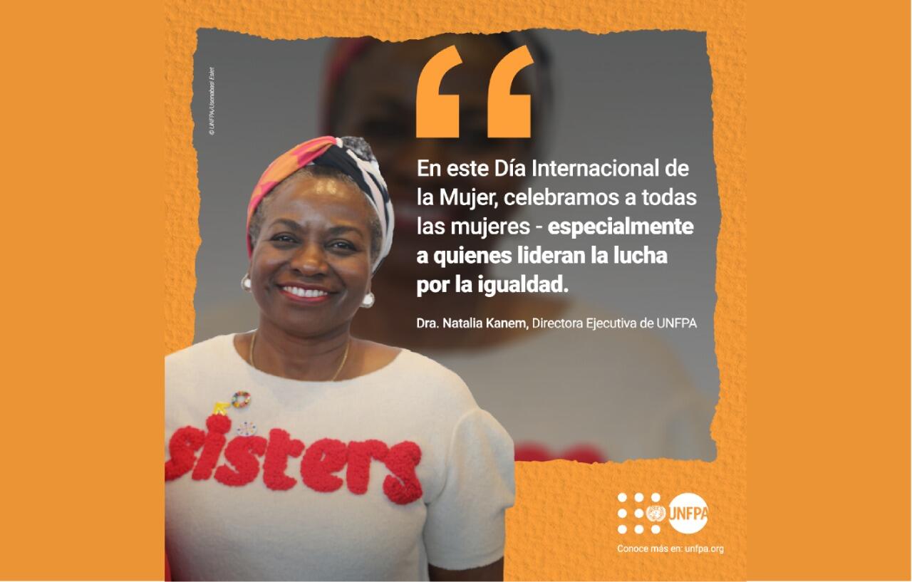 Natalia Kanem, Directora Ejecutiva UNFPA