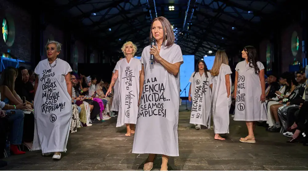 Un ¡Basta Ya! a la violencia femicida movió al público en el  Costa Rica Fashion Week 2024