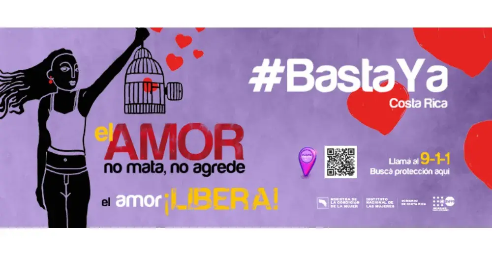 ¡BASTA YA! Campaña busca poner un alto a la violencia contra las mujeres en Costa Rica