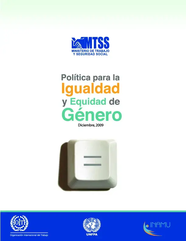 Política para la Equidad e Igualdad de Género MTSS