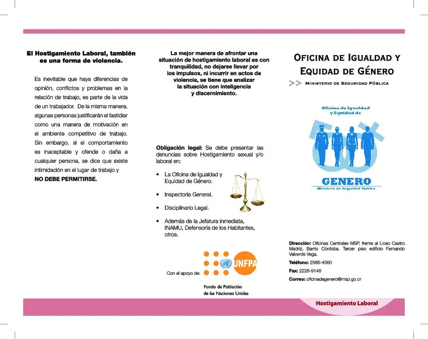 Brochure Hostigamiento Laboral