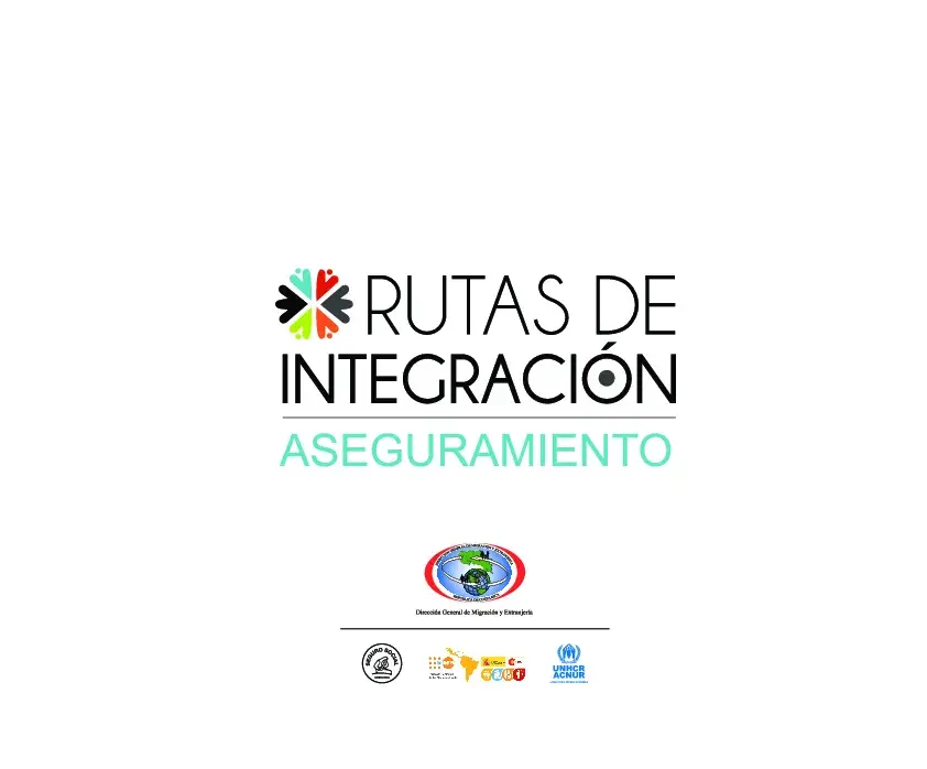 Folleto Rutas de Integración: Aseguramiento