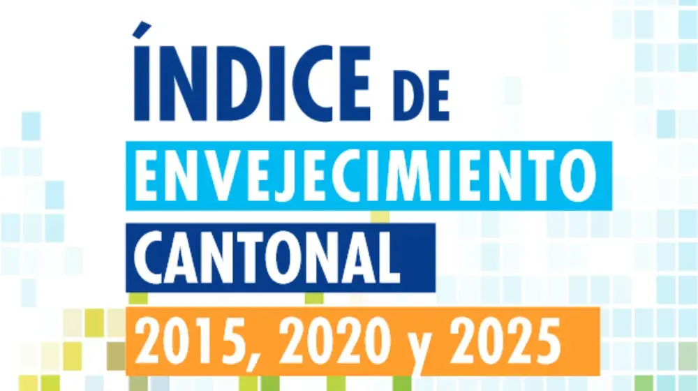 Índice de Envejecimiento Cantonal (IEC): 2015, 2020 y 2025