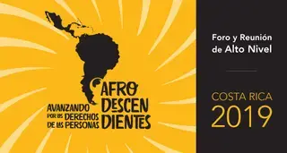 Agenda Foro Avanzando por los derechos de las personas afrodescendientes